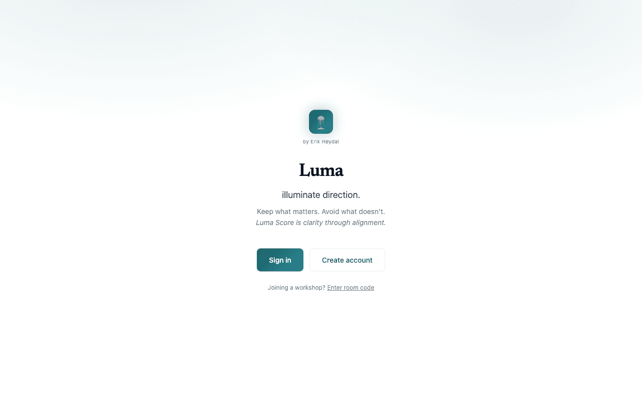 Luma screenshot